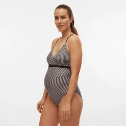 Mamalicious Badeanzug Stripes* Sonstige Umstandsmode