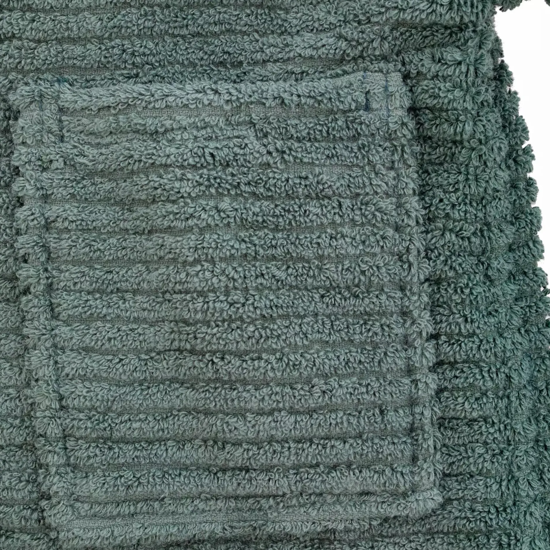 Depotex Bademantel Stripes up/down dunkelgrün Gr. 86* Badetextilien|Badetextilien
