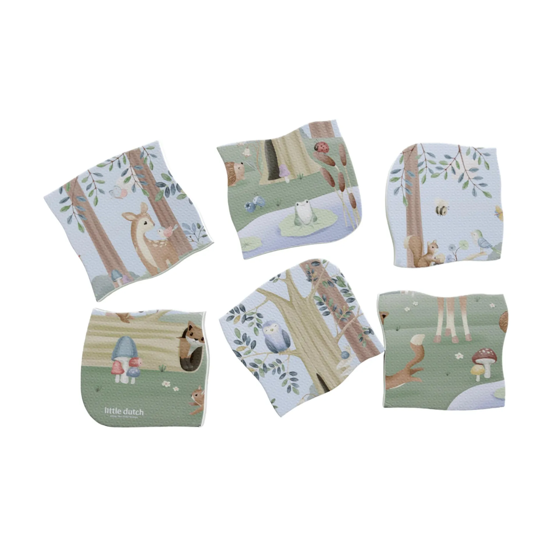 LITTLE DUTCH Badepuzzle Forest Friends*Kinder Wasserspielzeug|Lernspielzeug