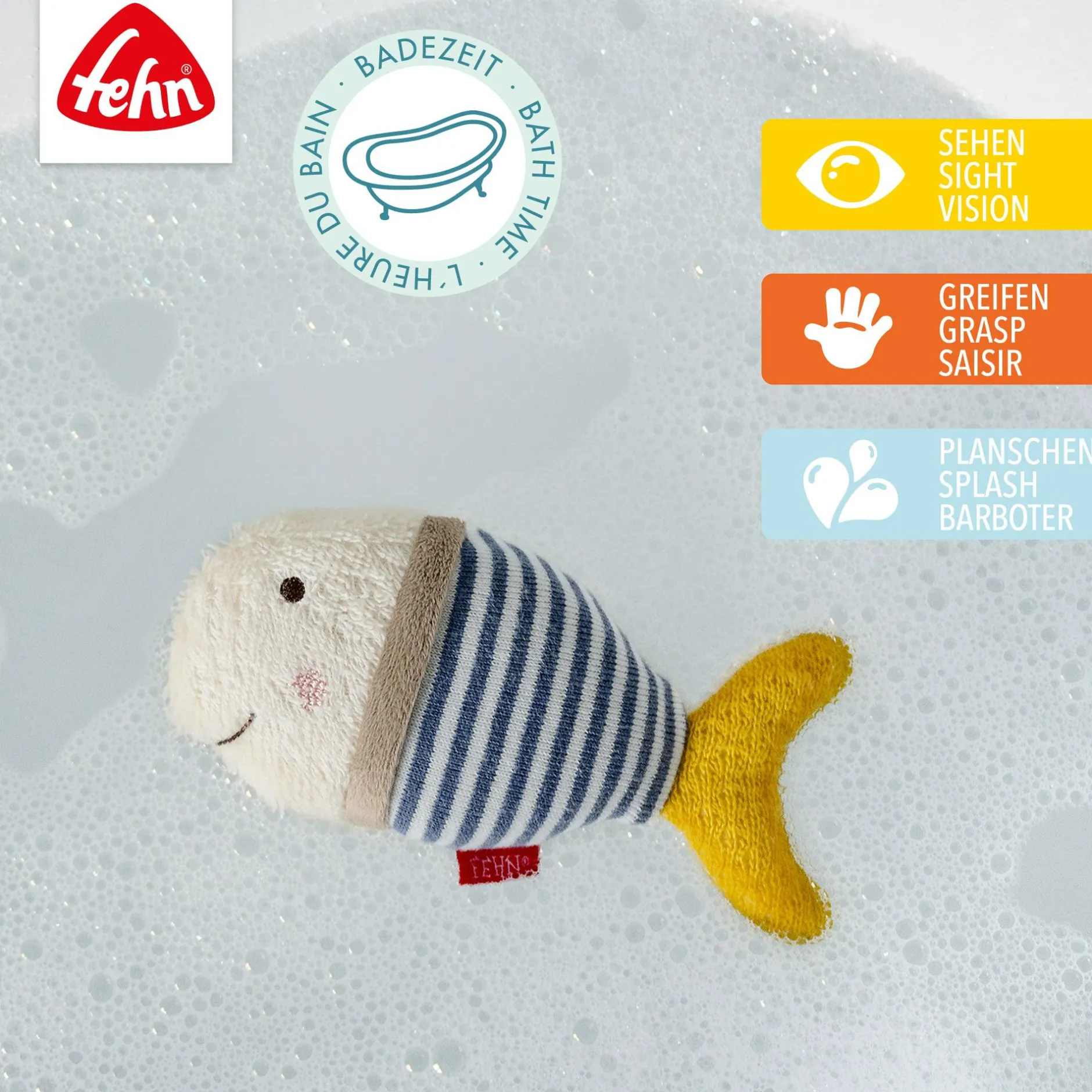 fehn Bade-Schwamm Fisch* Badetextilien|Badetextilien