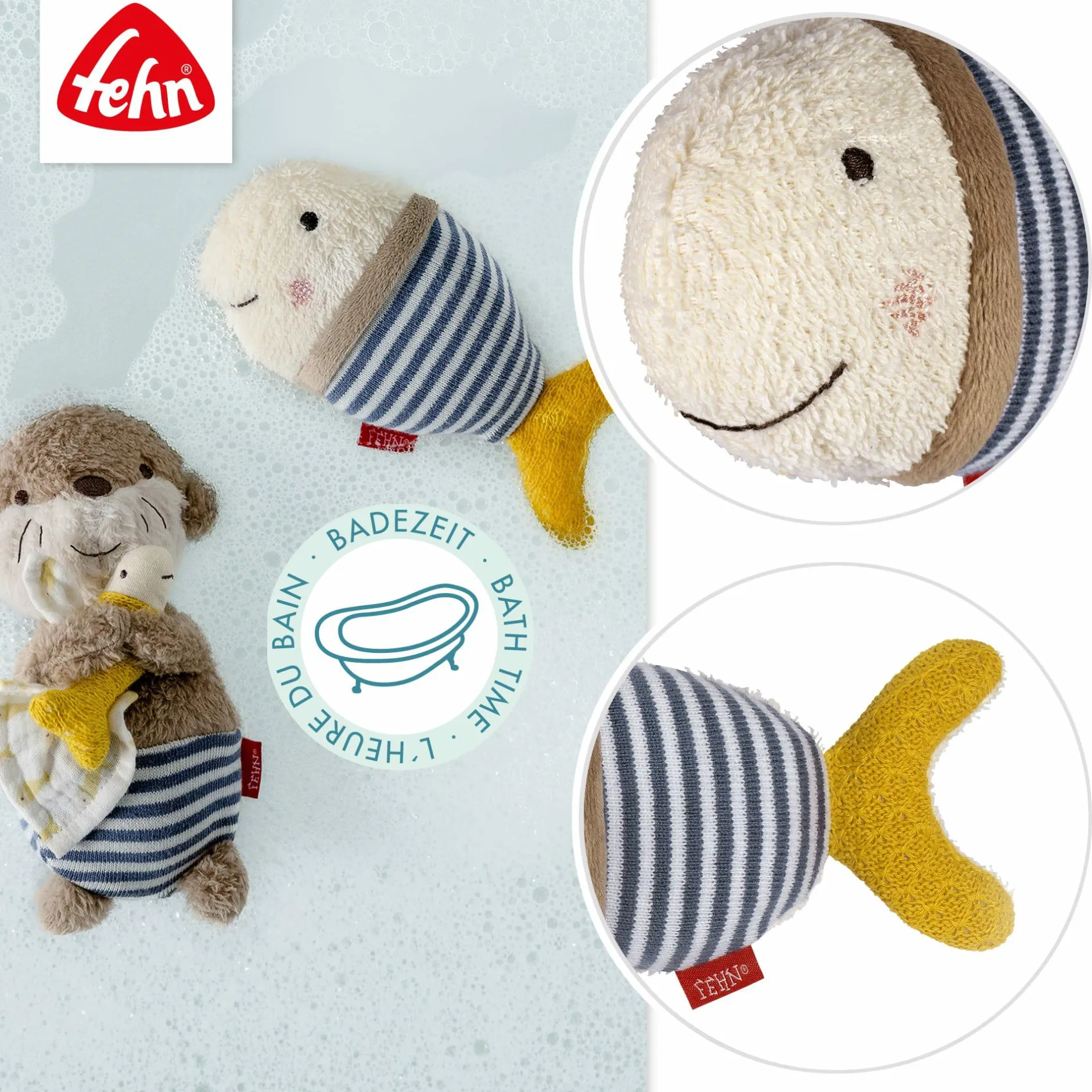 fehn Bade-Schwamm Fisch* Badetextilien|Badetextilien