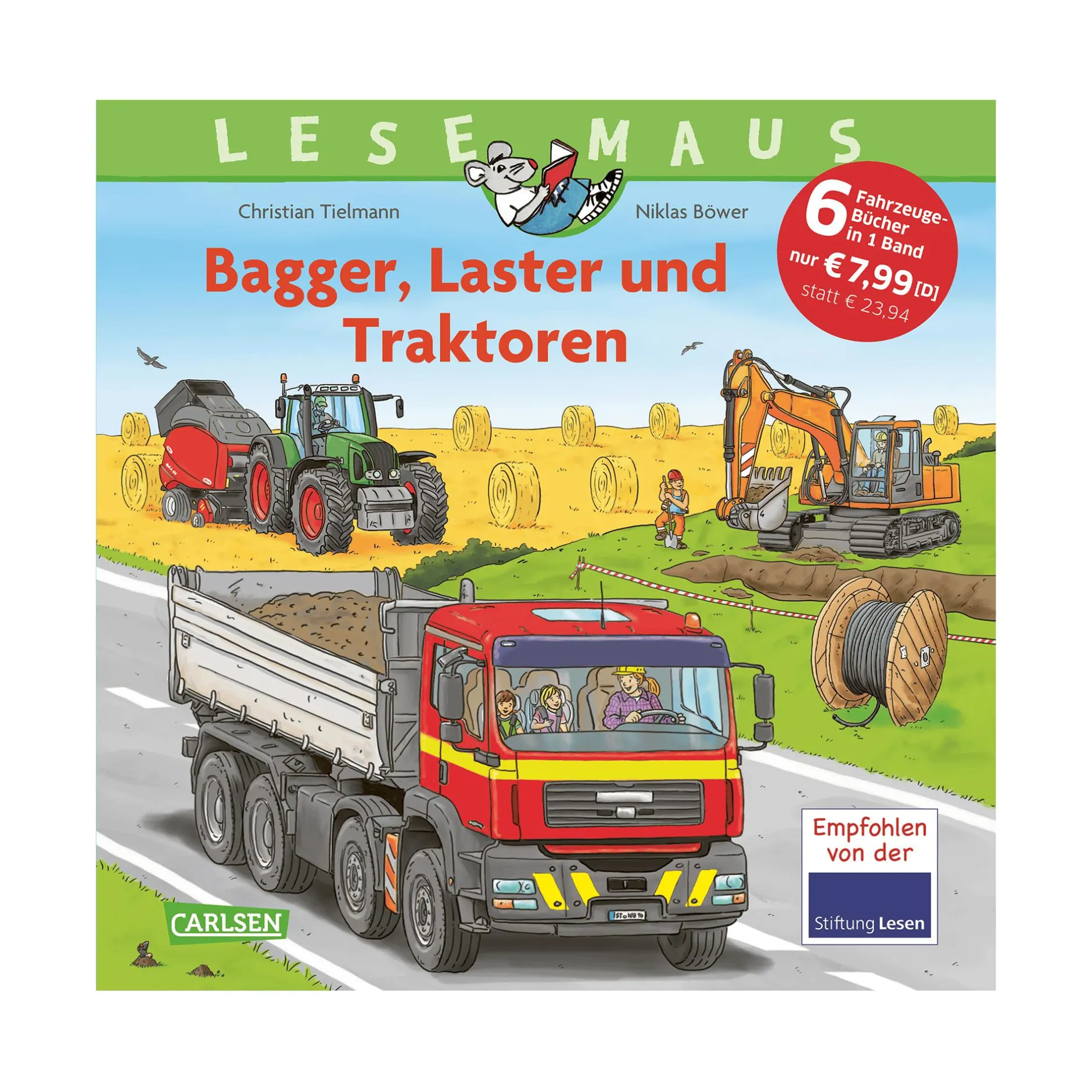 CARLSEN Bagger, Laster und Traktoren Alles über Fahrzeuge*Kinder Kinderbücher