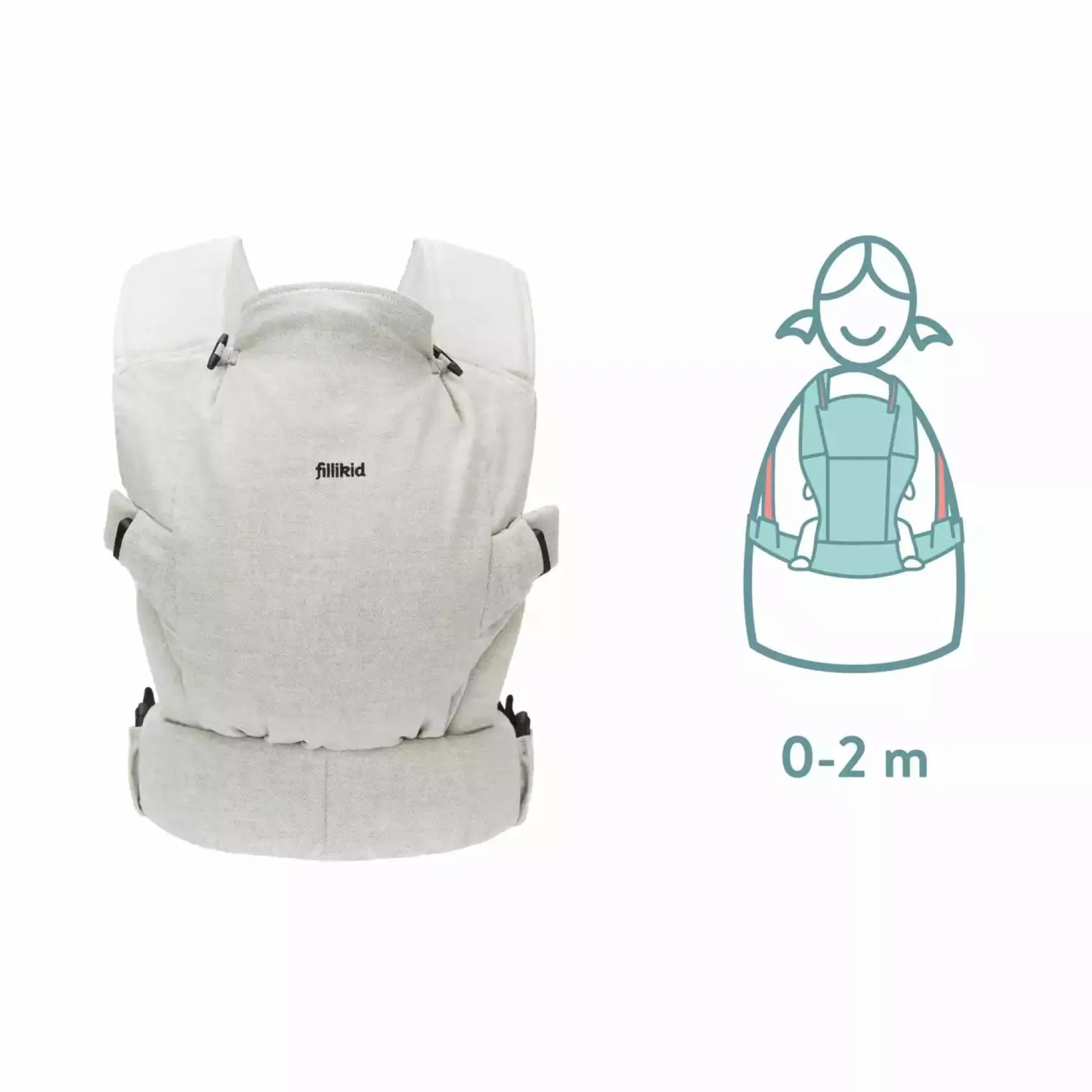 fillikid Bauchtrage Natural* Babytragen