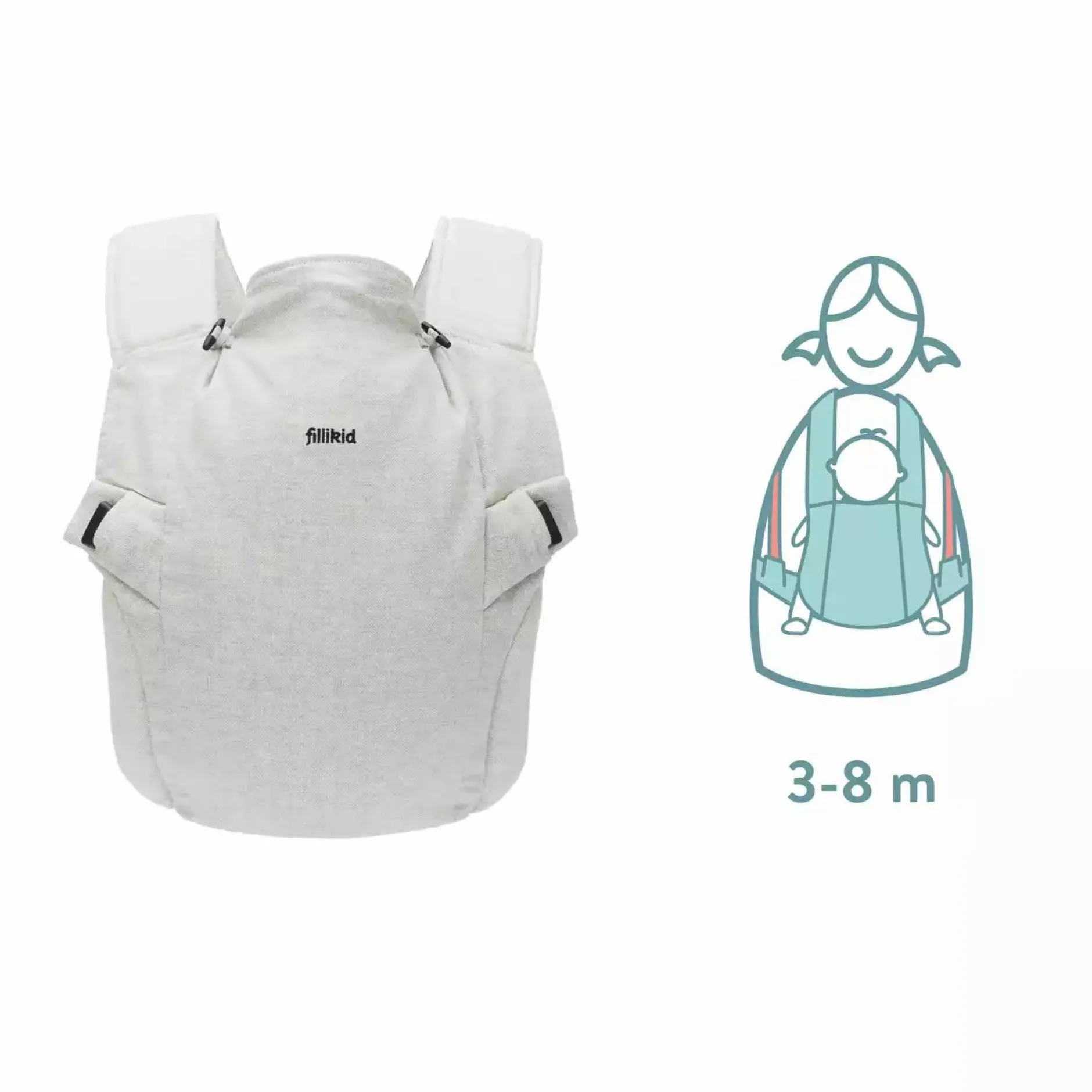 fillikid Bauchtrage Natural* Babytragen