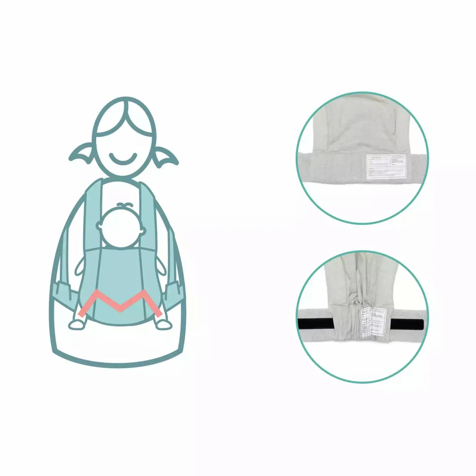 fillikid Bauchtrage Natural* Babytragen