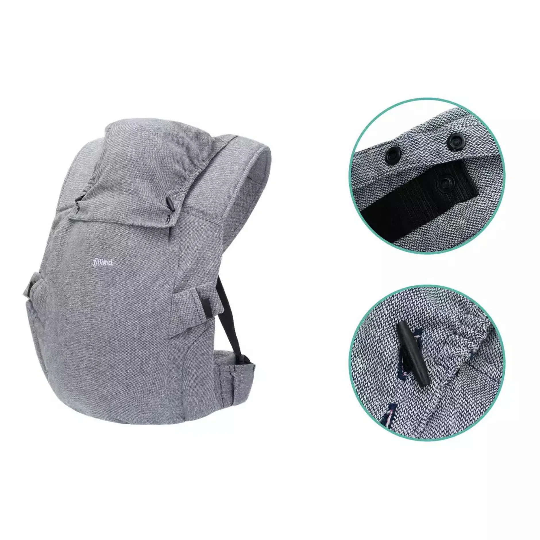fillikid Bauchtrage Natural Jeans* Babytragen