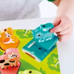 Hape Bauernhof-Geräusche-Puzzle*Kinder Lernspielzeug|Holzspielzeug