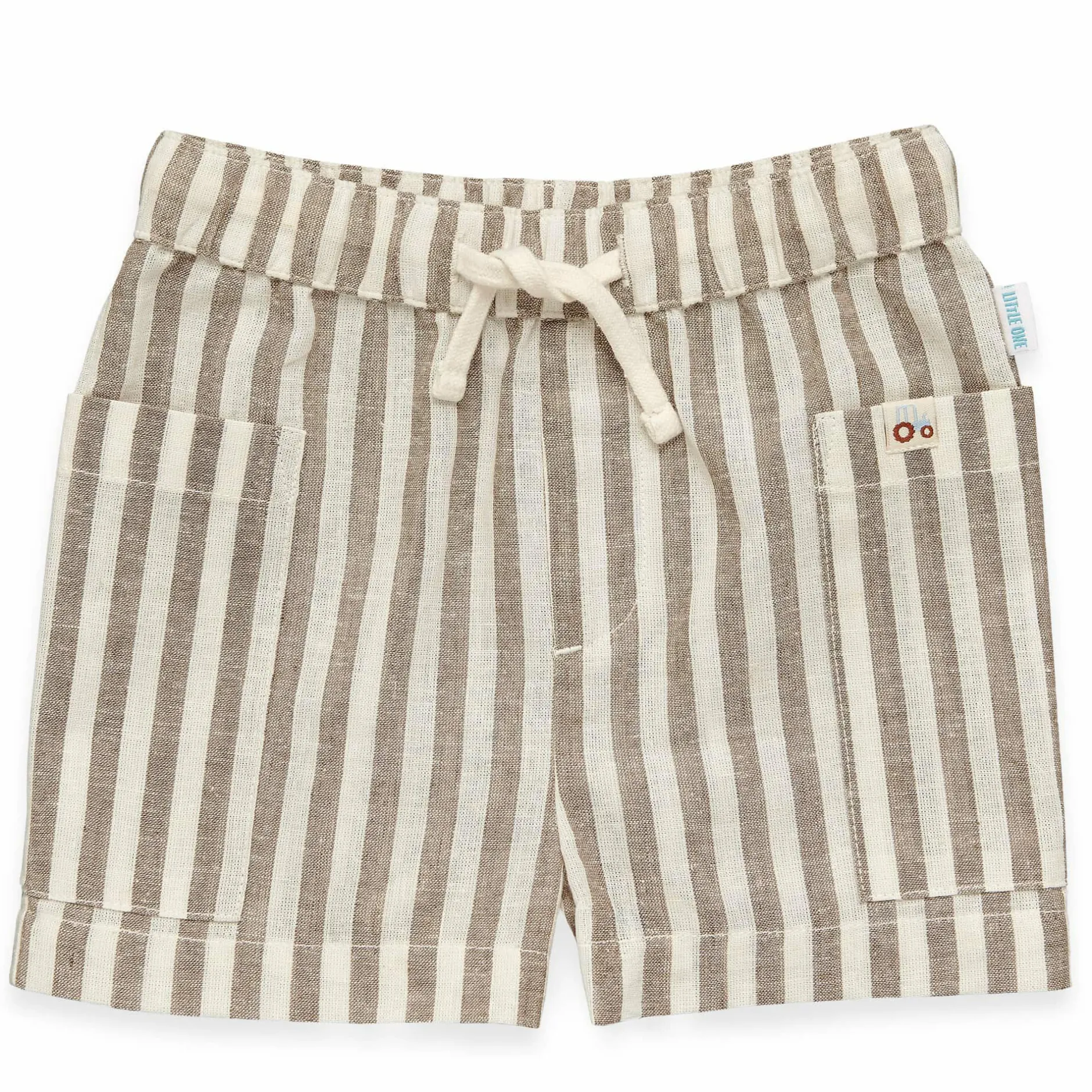 LITTLE ONE Baumwoll/Leinen-Shorts Streifen* Hosen