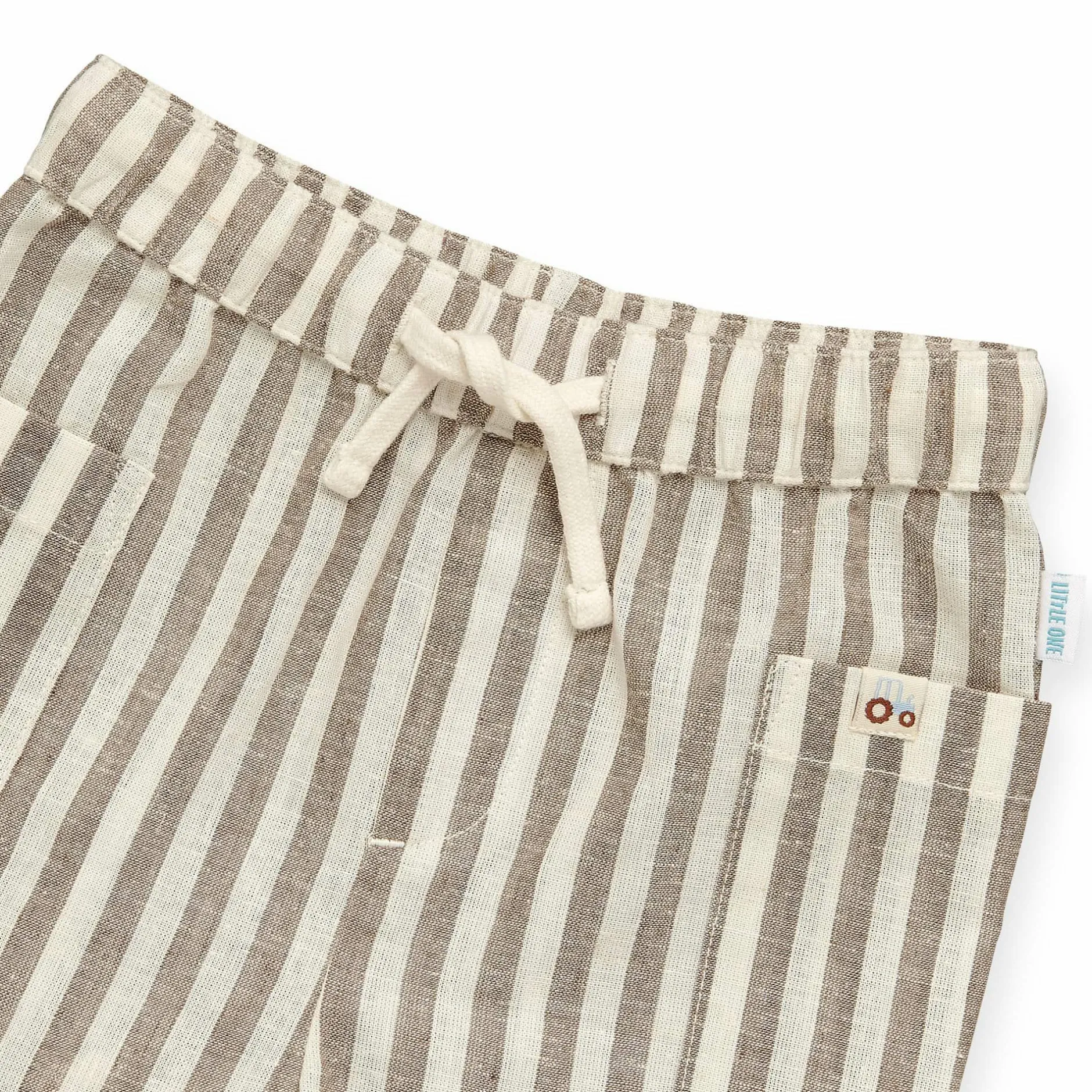 LITTLE ONE Baumwoll/Leinen-Shorts Streifen* Hosen
