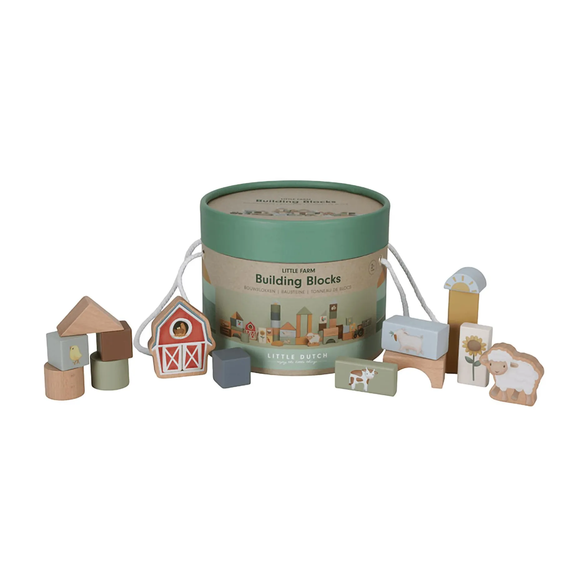 LITTLE DUTCH Bausteine Little Farm*Kinder Konstruktionsspielzeug
