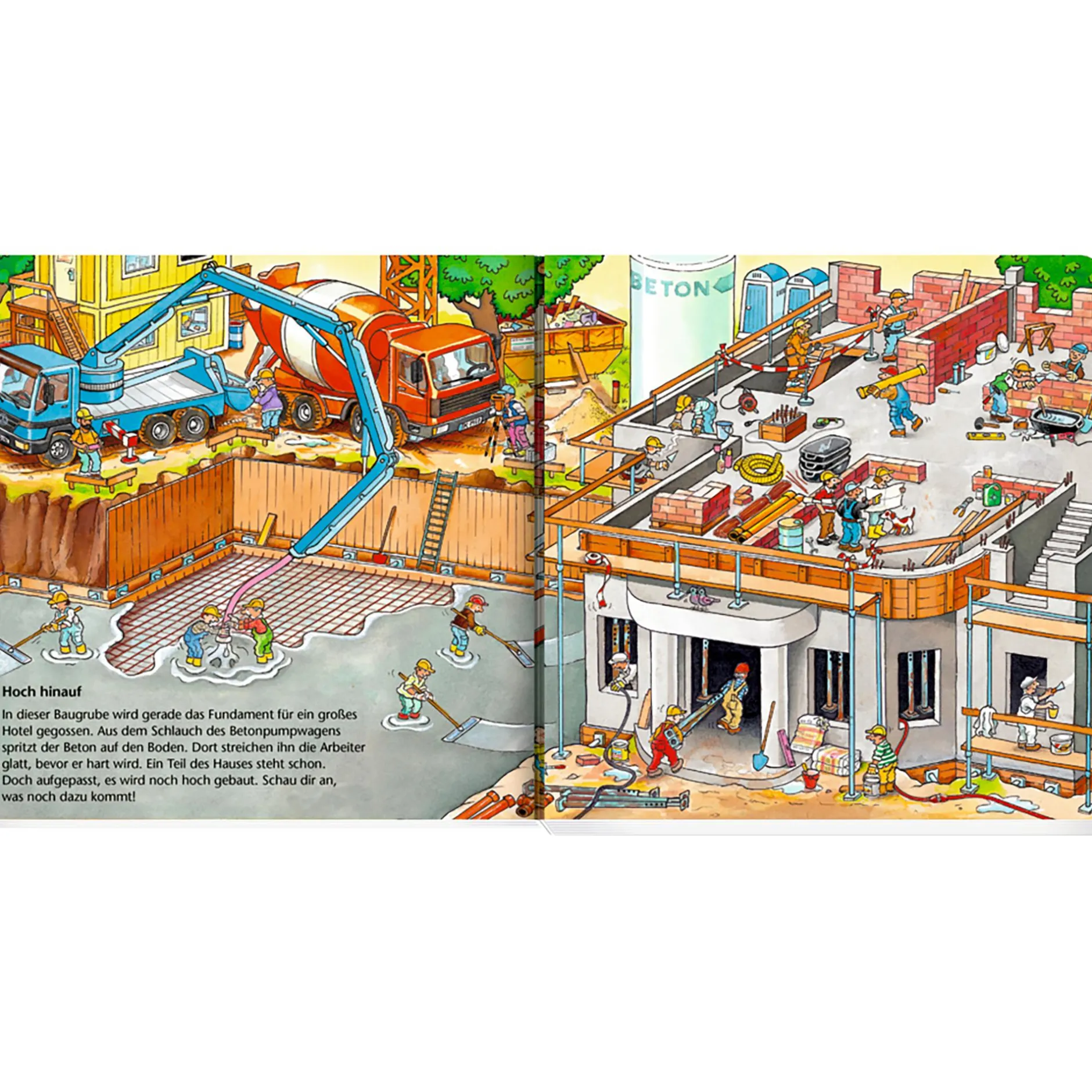 COPPENRATH Baustellen über und unter der Erde*Kinder Kinderbücher|Spielzeug Ab 2 Jahre