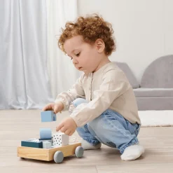 Eichhorn Bauwagen*Kinder Konstruktionsspielzeug|Holzspielzeug