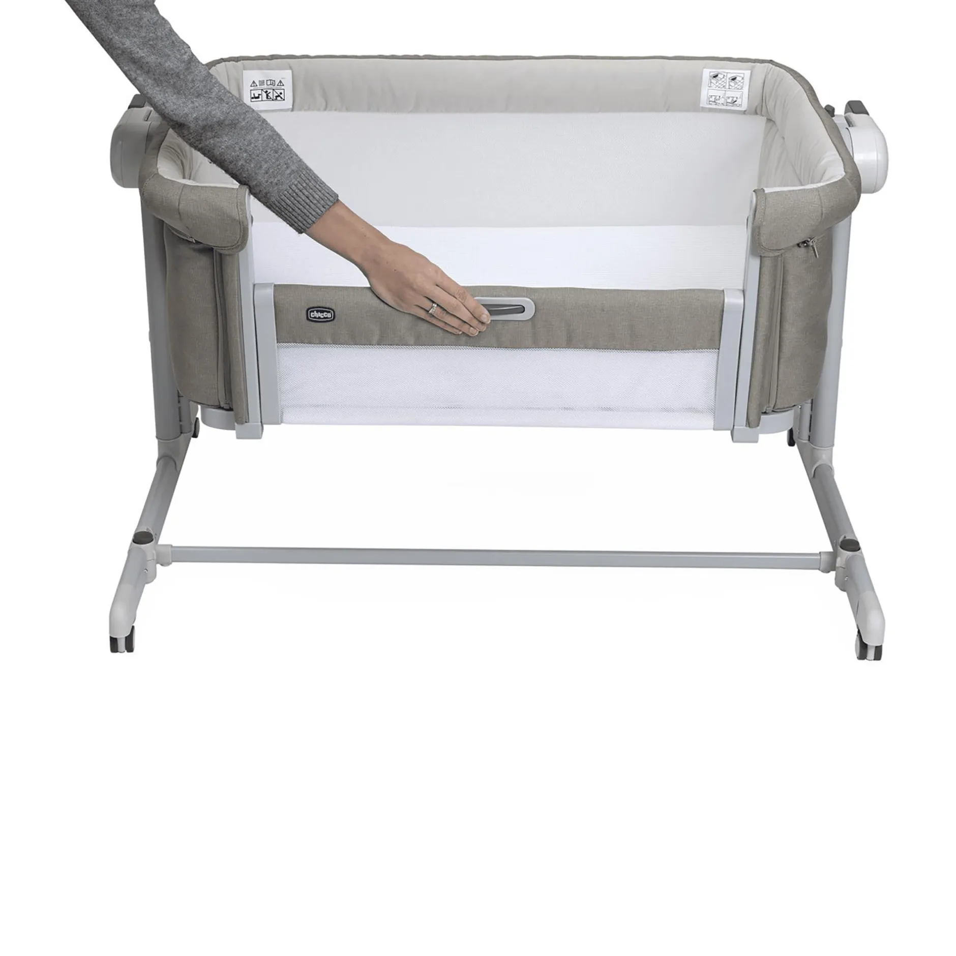 chicco Beistellbett NEXT2ME Magic EVO Desert Taupe* Babybetten