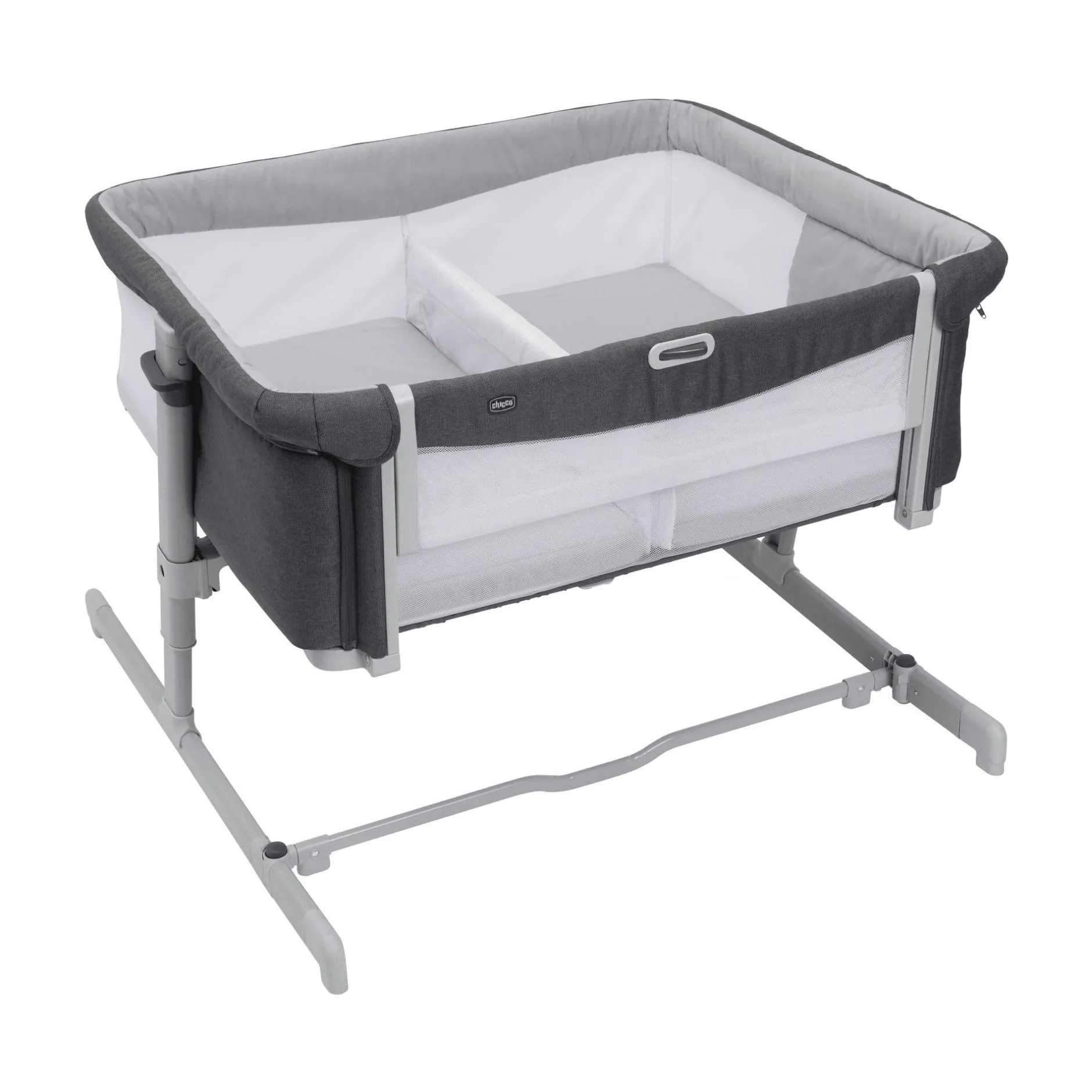 chicco Beistellbett NEXT2ME Twins Magnet Grey* Babybetten