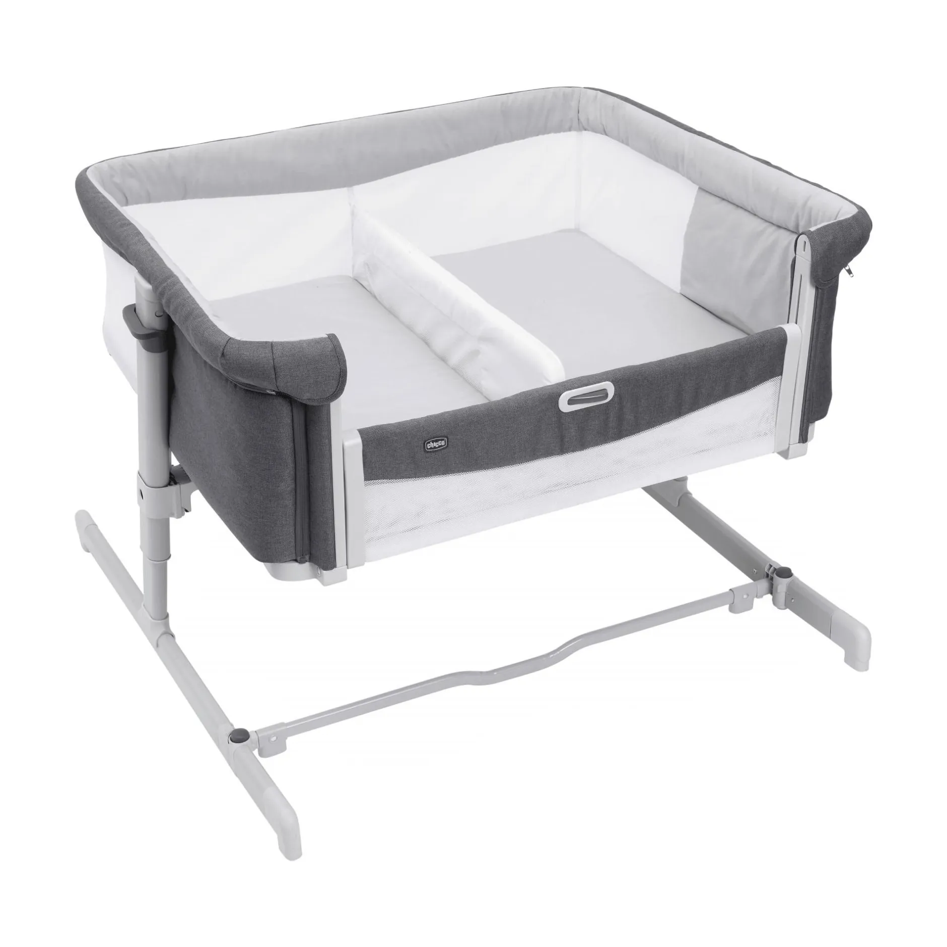 chicco Beistellbett NEXT2ME Twins Magnet Grey* Babybetten