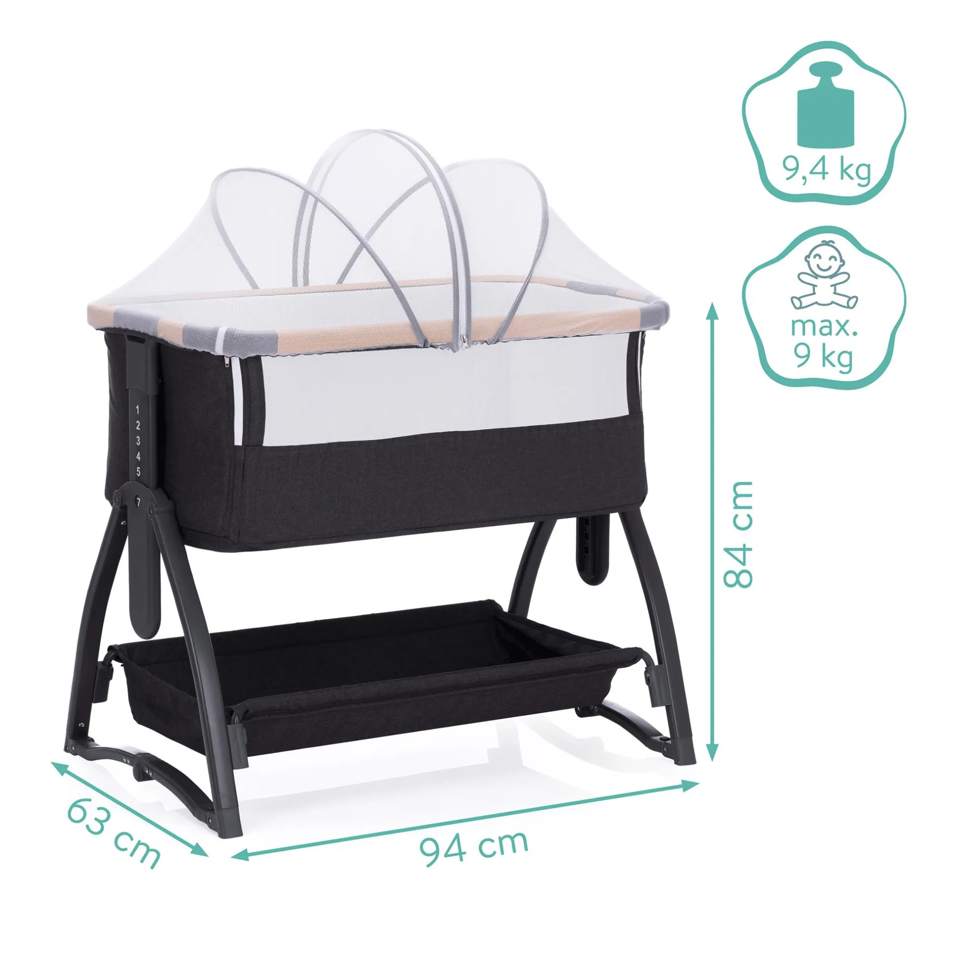 fillikid Beistellbett Scandic* Babybetten