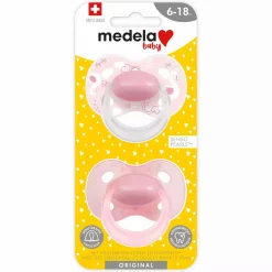 medela baby Beruhigungssauger Original DUO Rosé 6-18 Monate* Schnuller