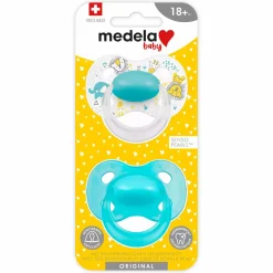 medela baby Beruhigungssauger Original DUO Türkis ab 18 Monate* Schnuller