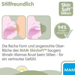 MAM Beruhigungssauger Original matt Silikon 6-16 Monate 2 Stück Bär/Fuchs* Schnuller
