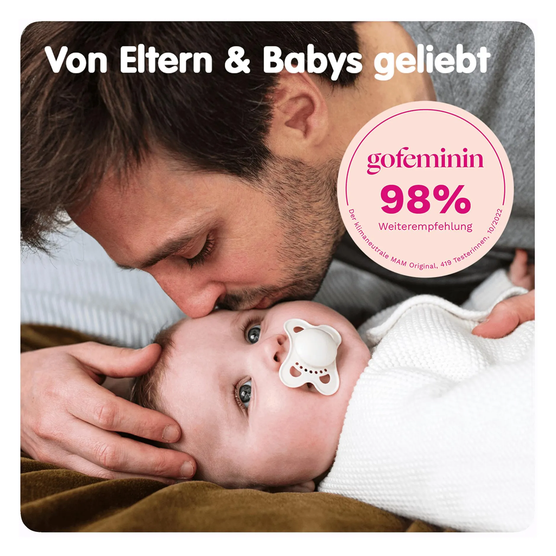 MAM Beruhigungssauger Original Silikon 6 - 16 Monate* Schnuller
