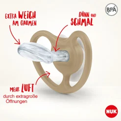 NUK Beruhigungssauger Space 6-18 Monate Zebra* Schnuller