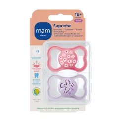 MAM Beruhigungssauger Supreme Silikon 16+ Monate* Schnuller