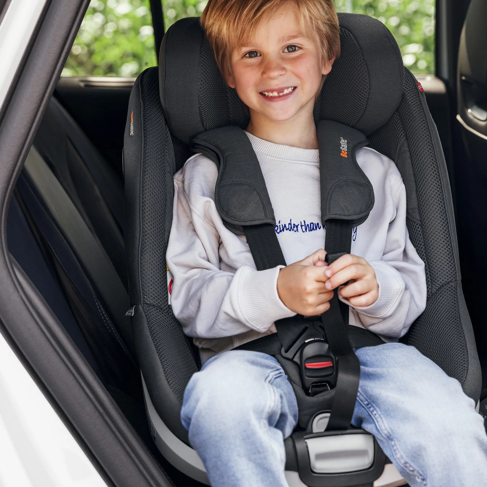 BeSafe Beyond 360 Anthracite Mesh*Kinder Kindersitze 9-18 Kg, Gruppe 1