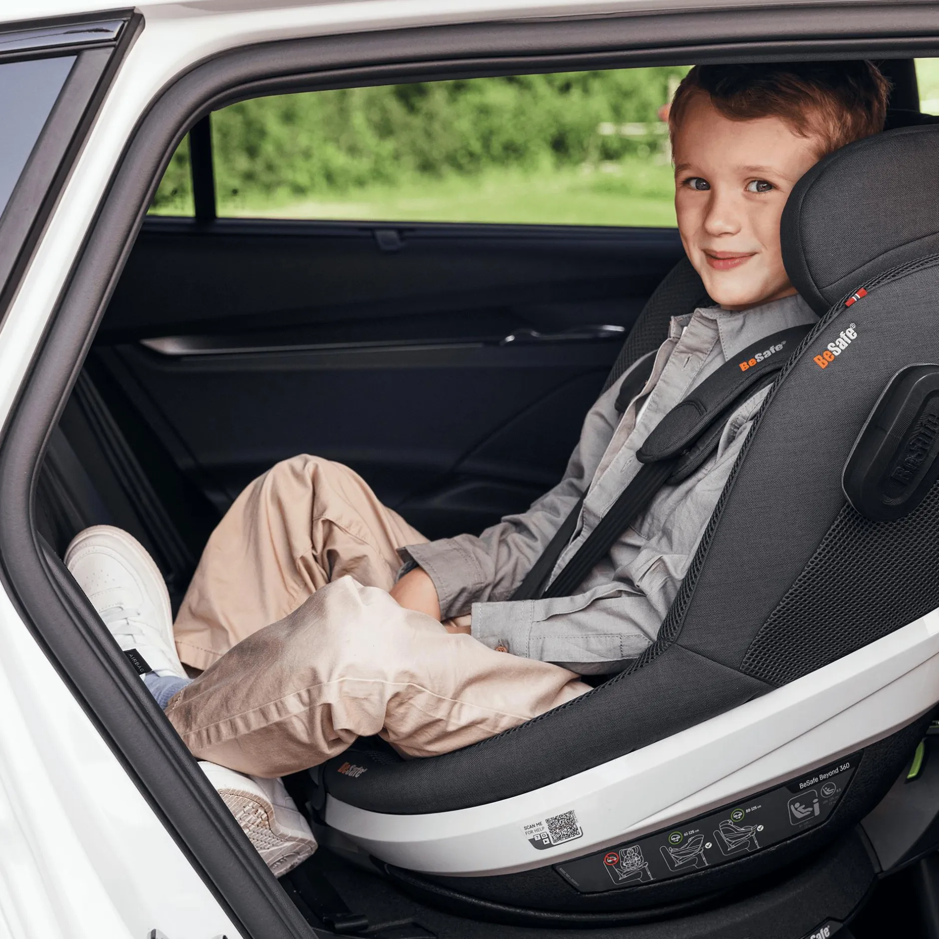 BeSafe Beyond Antharcite Mesh*Kinder Kindersitze 9-18 Kg, Gruppe 1