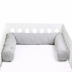 Zu00f6llner Bettschlange Waffelpiqué Light Grey* Bettausstattung