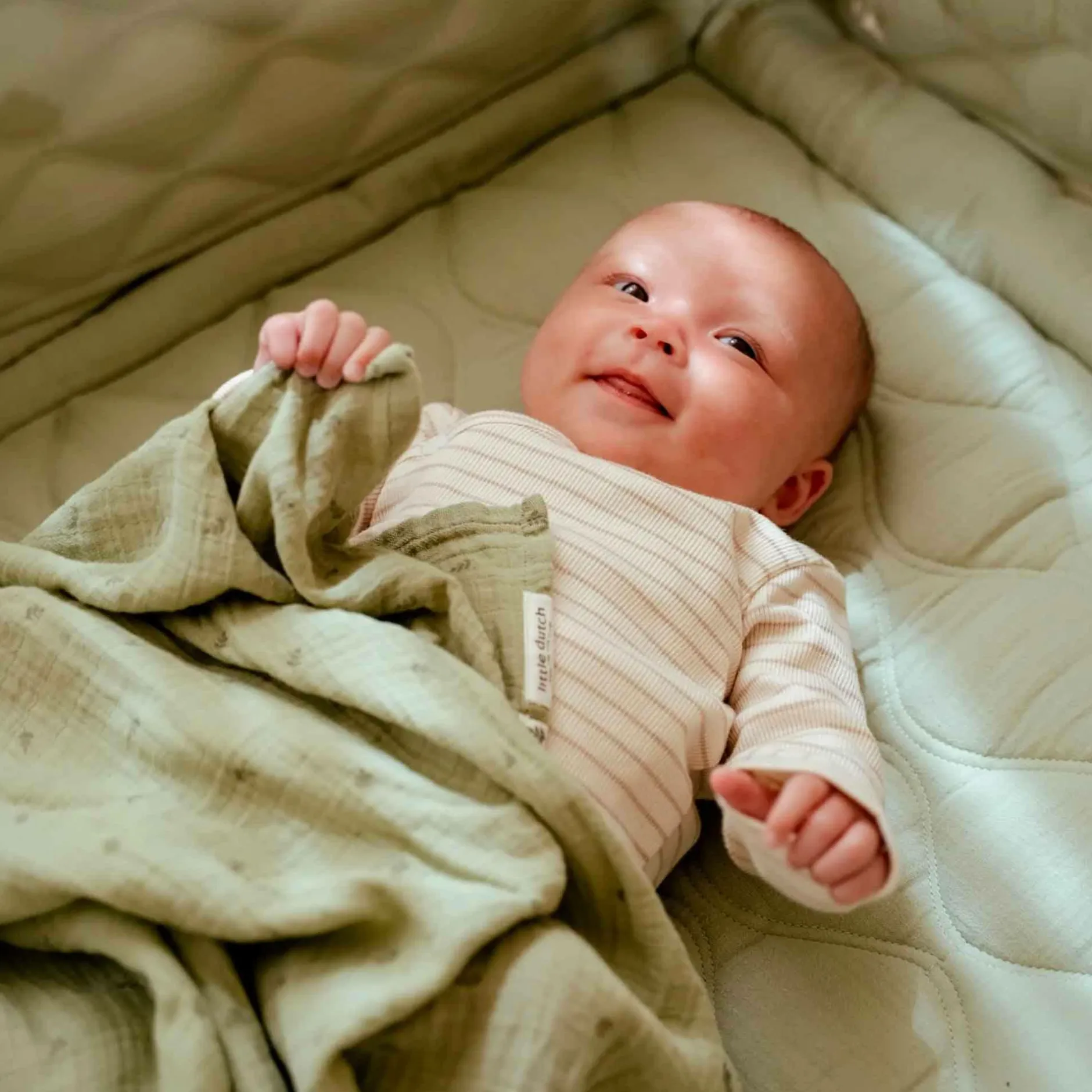 LITTLE DUTCH Bettumrandung Pure Sage* Bettausstattung