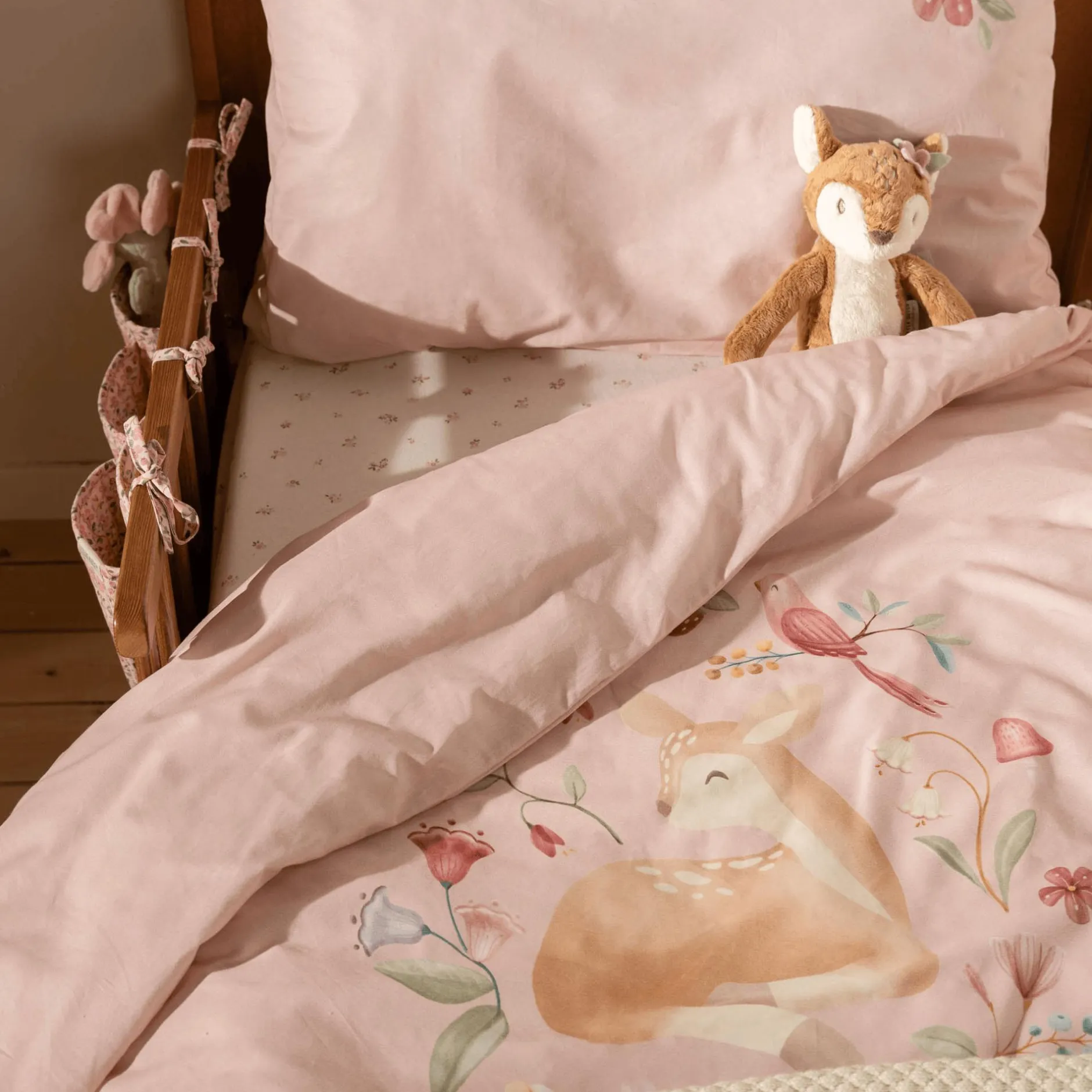 LITTLE DUTCH Bettwäsche Fairy Blossom 100 x 140 cm* Babybettwäsche