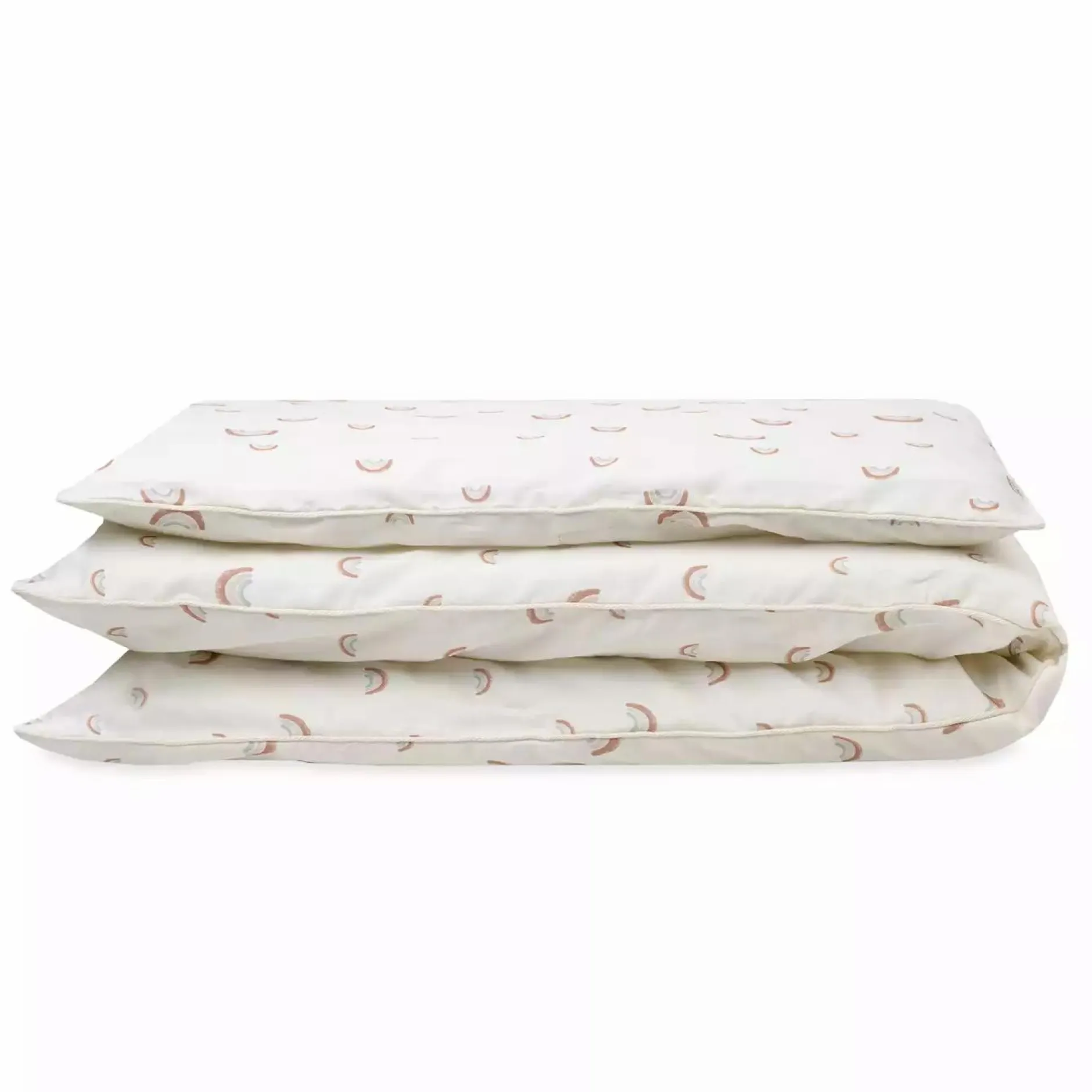 Zu00f6llner Bettwäsche Organic Rainbow 100x135 cm* Babybettwäsche