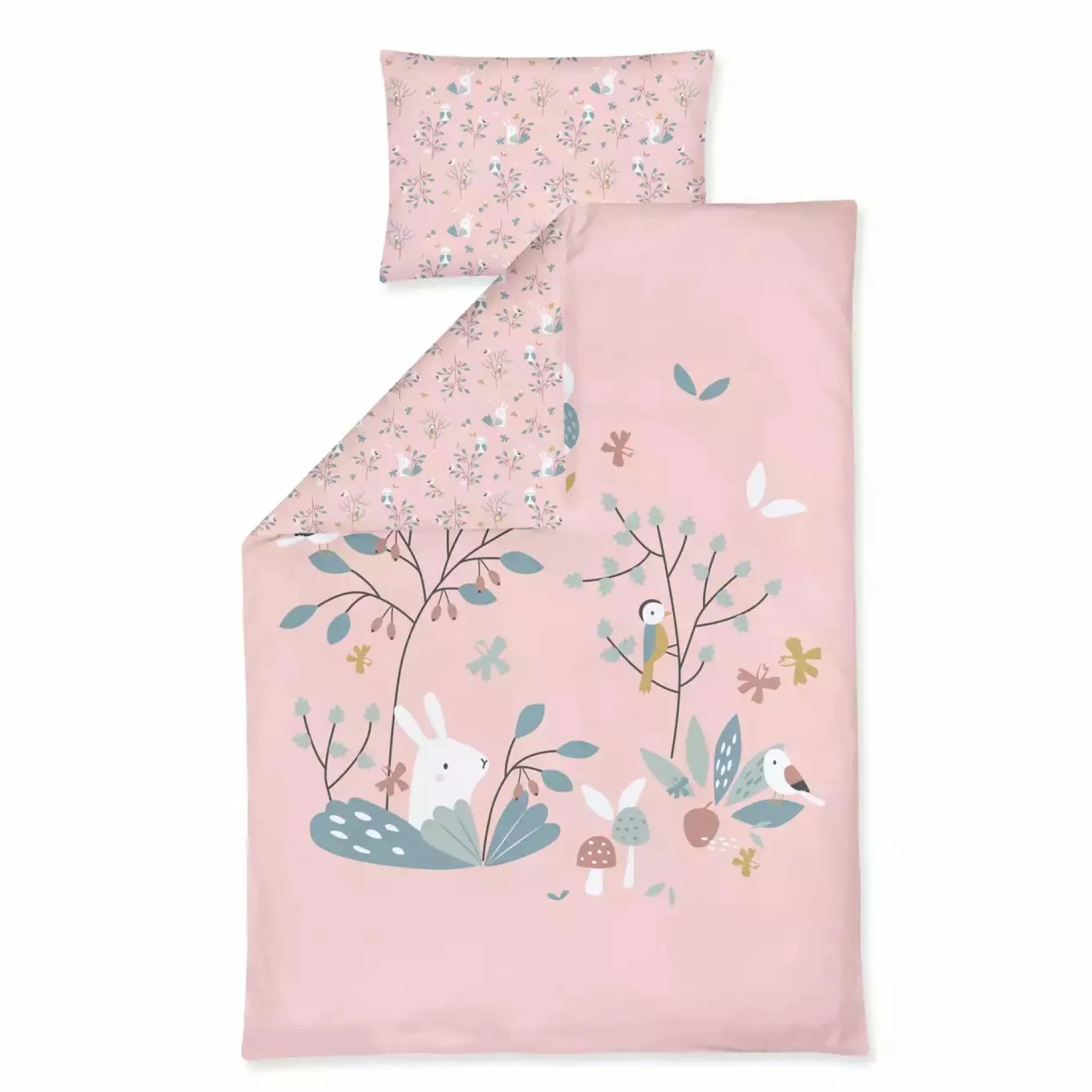 Zu00f6llner Bettwäsche Rosalie 100x135 cm* Babybettwäsche