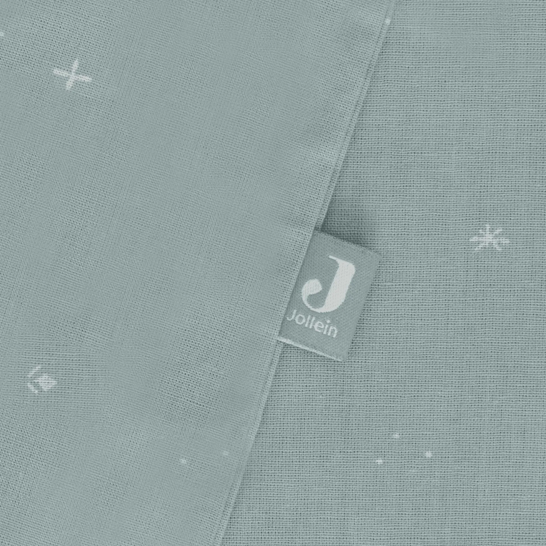 jollein Bettwäsche Twinkling "Sea Green" 100 x 140 cm* Babybettwäsche