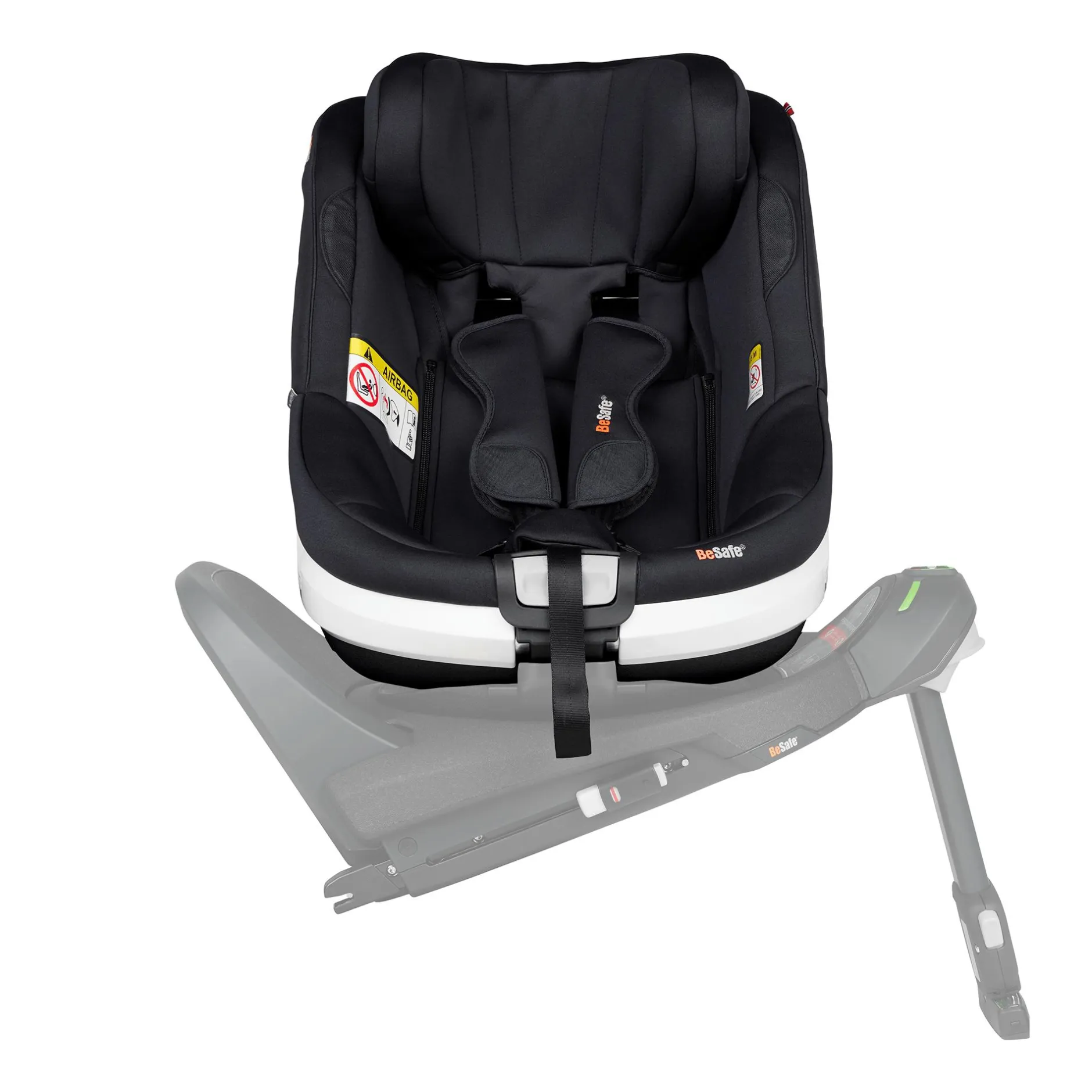 BeSafe Beyond 360 Black Soft Breeze*Kinder Kindersitze 9-18 Kg, Gruppe 1|Reboarder 0-18 Kg, Gruppe 0+/1