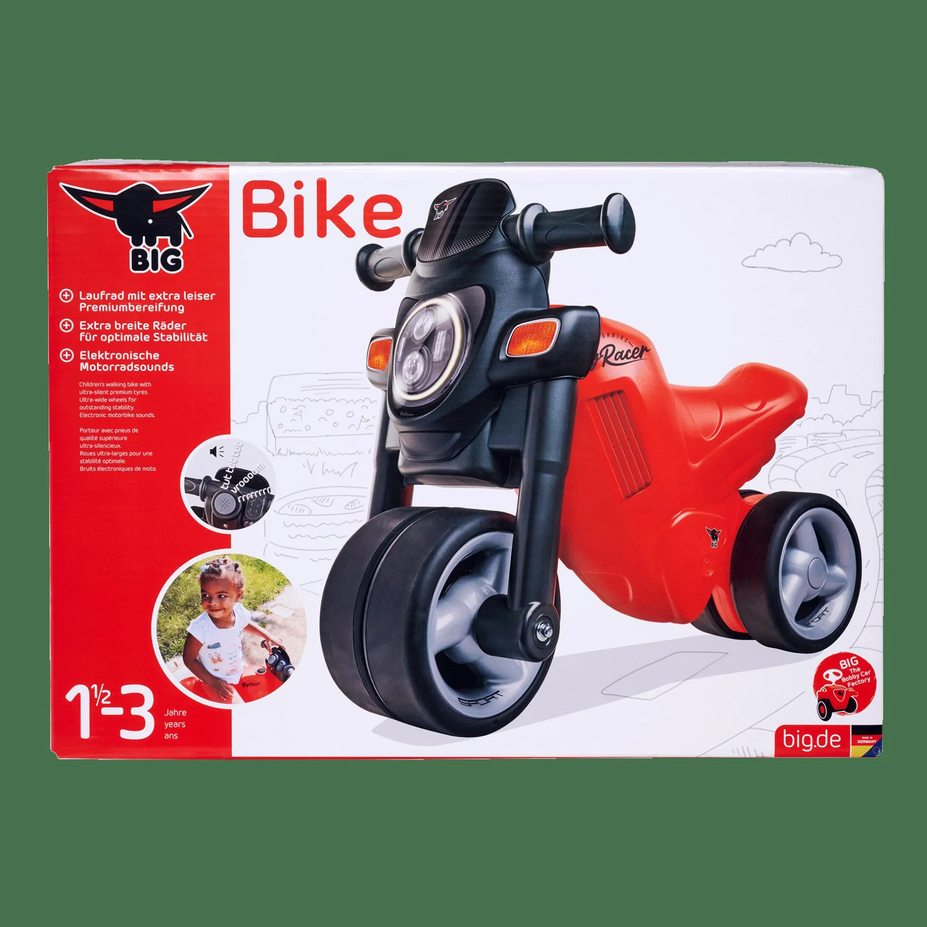 BIG Sport Bike Laufrad*Kinder Kinderfahrzeuge|Elektronisches Spielzeug