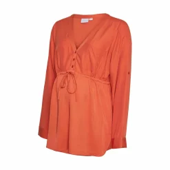 Mamalicious Bluse Burnt Sienna* Umstandsoberteile