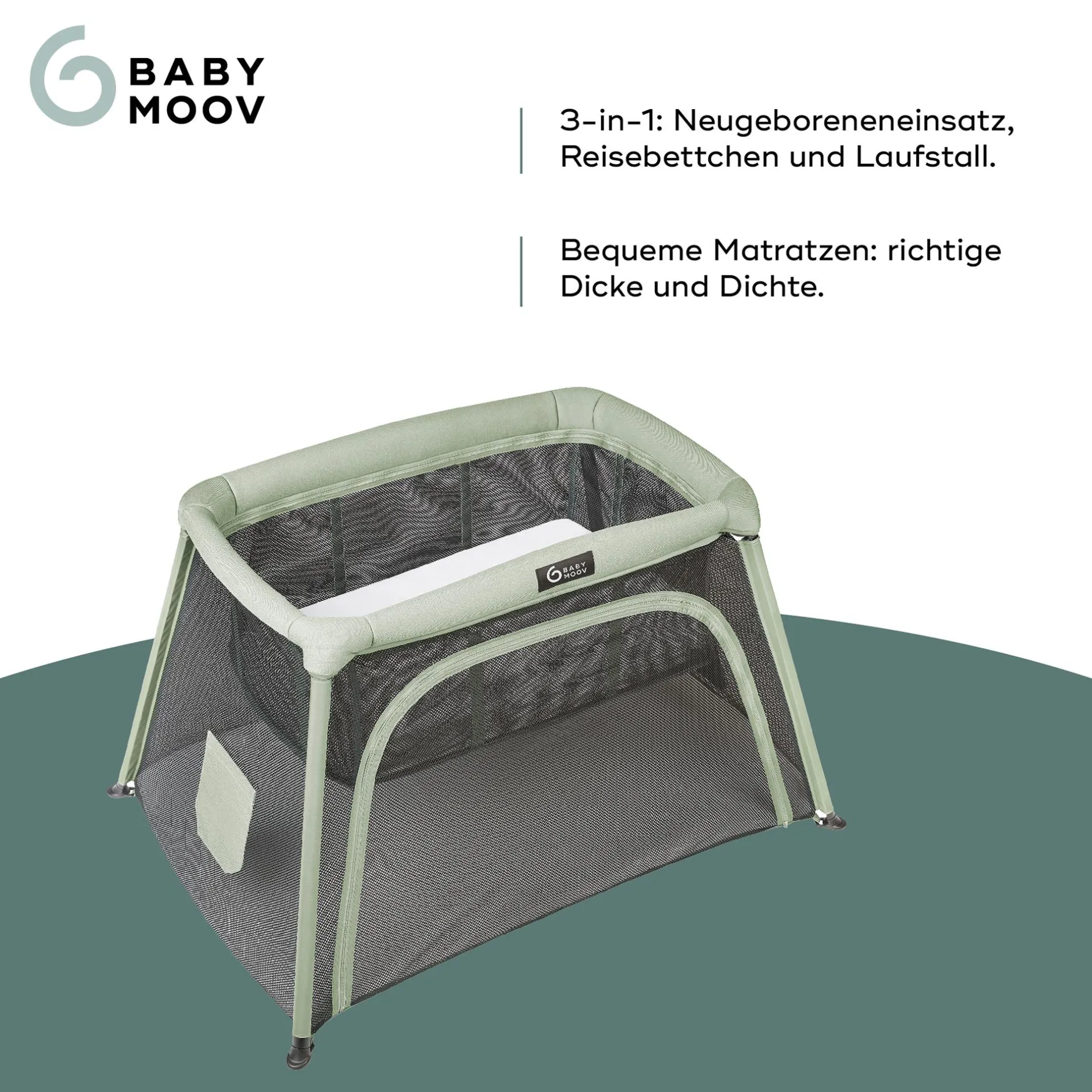 babymoov BM 3-in-1 Reisebett Moov & Comfy* Reisebetten & Zubehör
