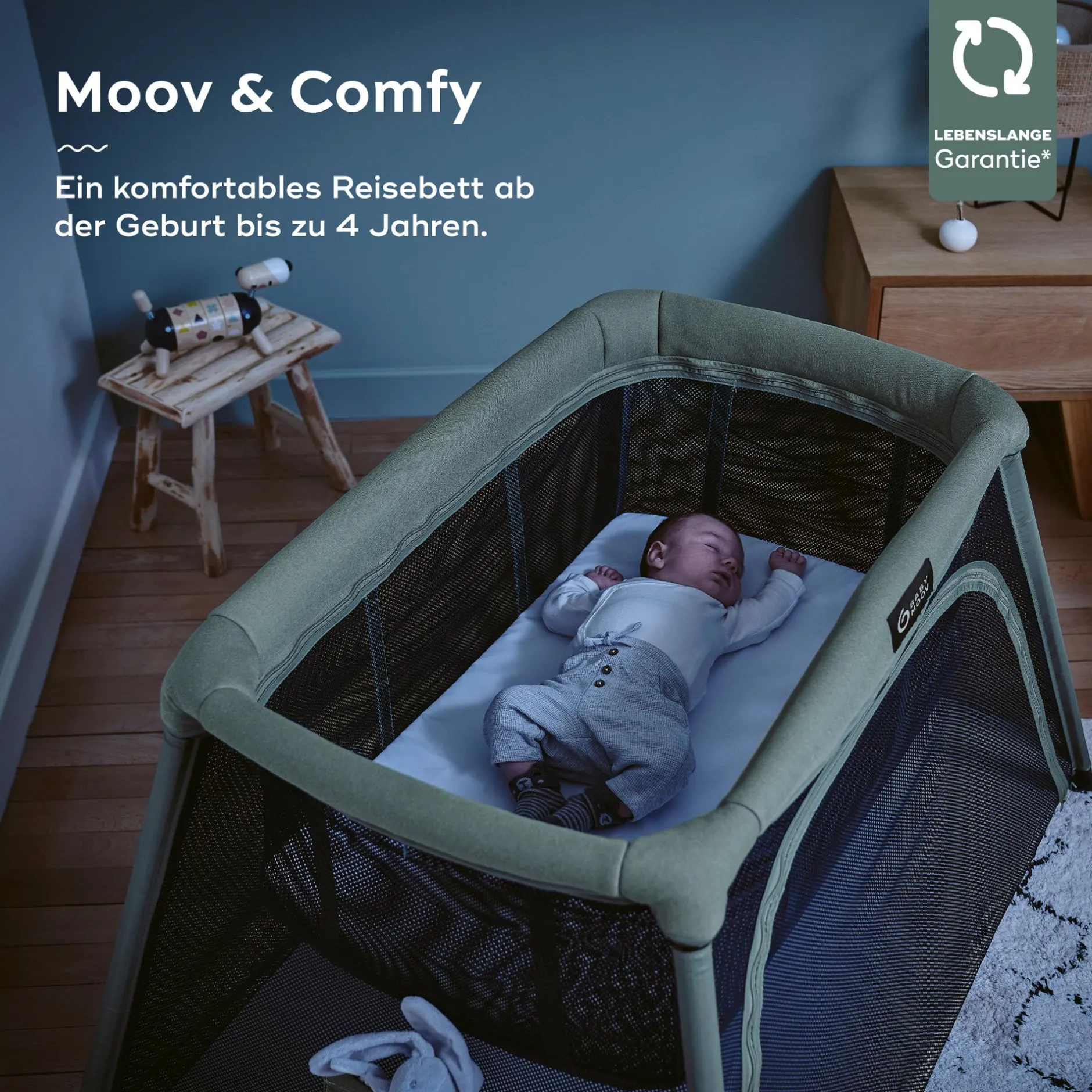babymoov BM 3-in-1 Reisebett Moov & Comfy* Reisebetten & Zubehör