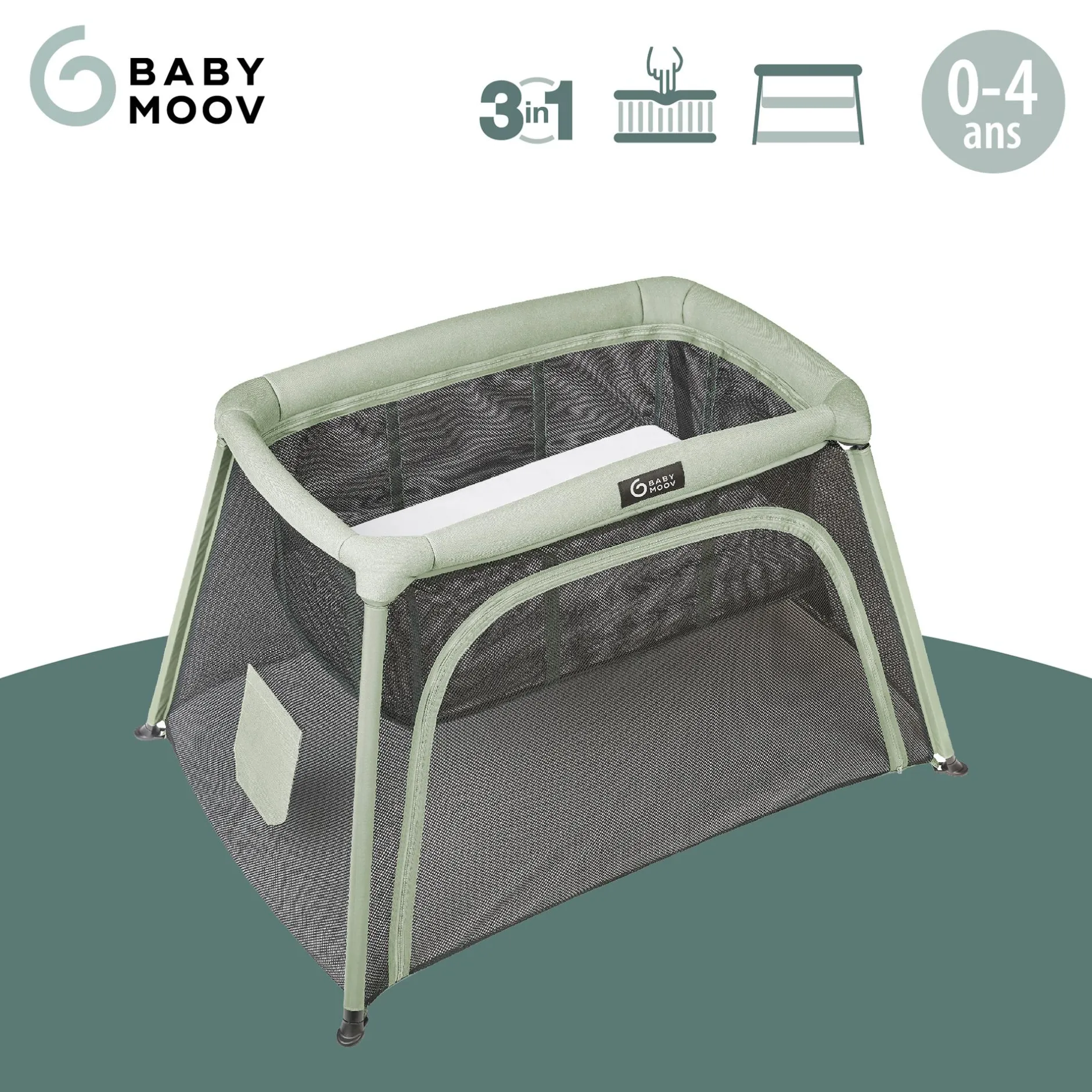 babymoov BM 3-in-1 Reisebett Moov & Comfy* Reisebetten & Zubehör