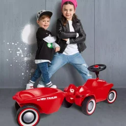 BIG Bobby Car Neo Anhänger Rot*Kinder Kinderfahrzeuge