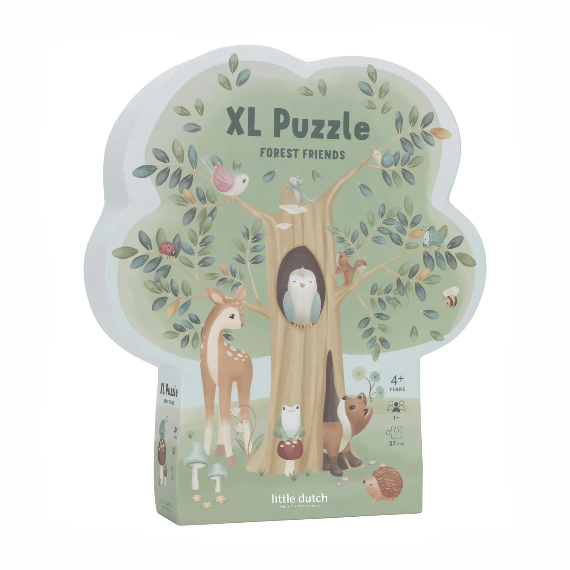 LITTLE DUTCH Bodenpuzzle Forest Friends*Kinder Lernspielzeug