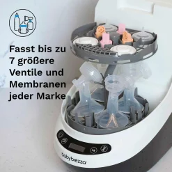 babybrezza Breast Pump Rack für den Bottle Washer Pro* Vaporisatoren