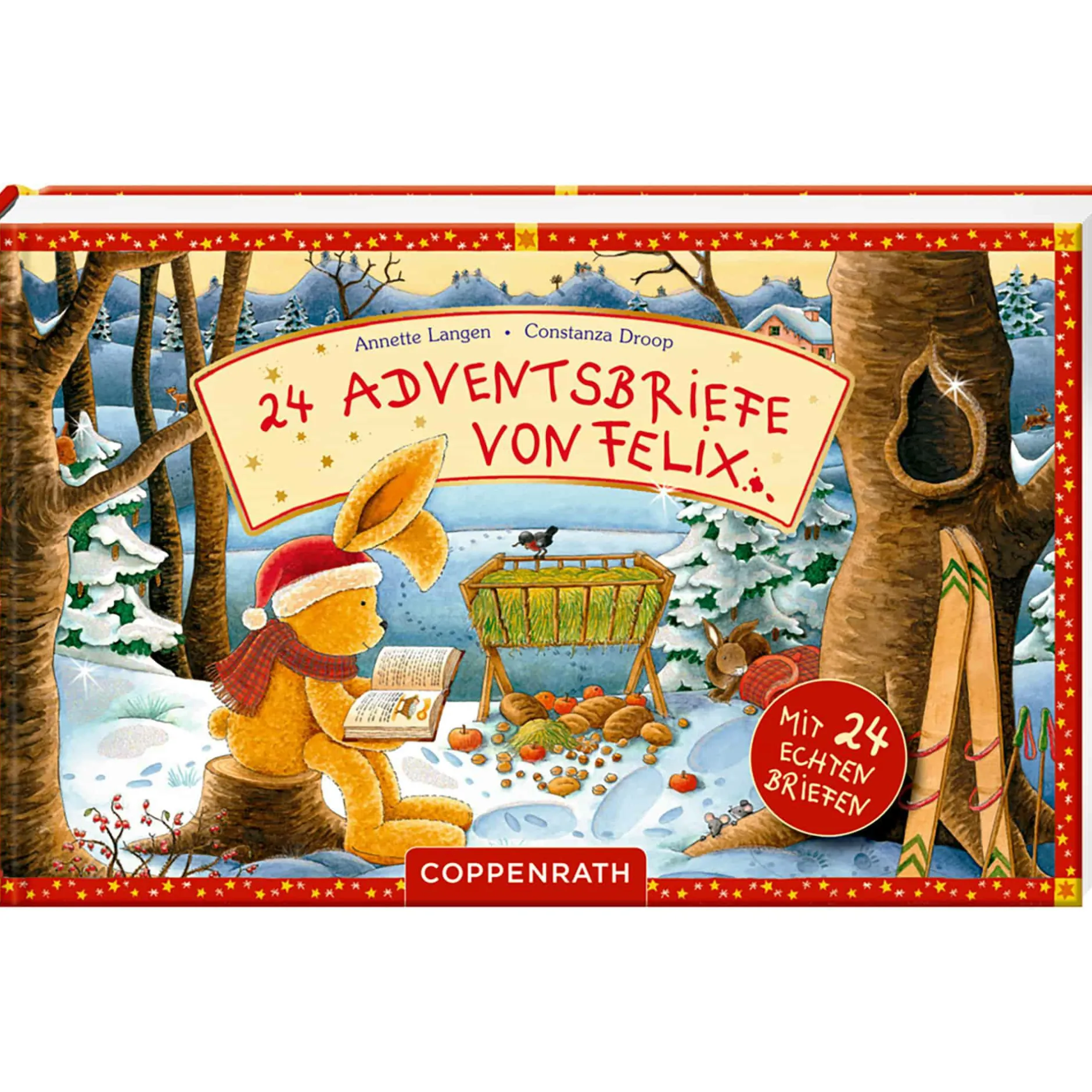 COPPENRATH Briefbuch: 24 Adventsbriefe von Felix – mit 24 echten Briefen*Kinder Kinderbücher