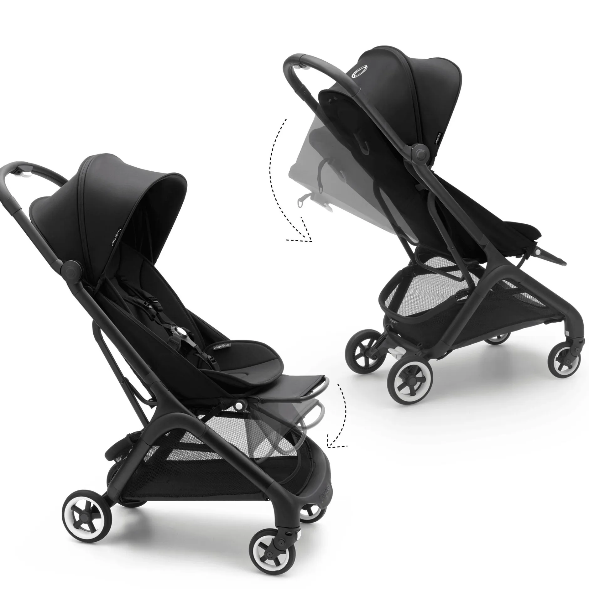 bugaboo Butterfly Reise-Kinderwagen Midnight Black*Kinder Reisebuggys|Buggys