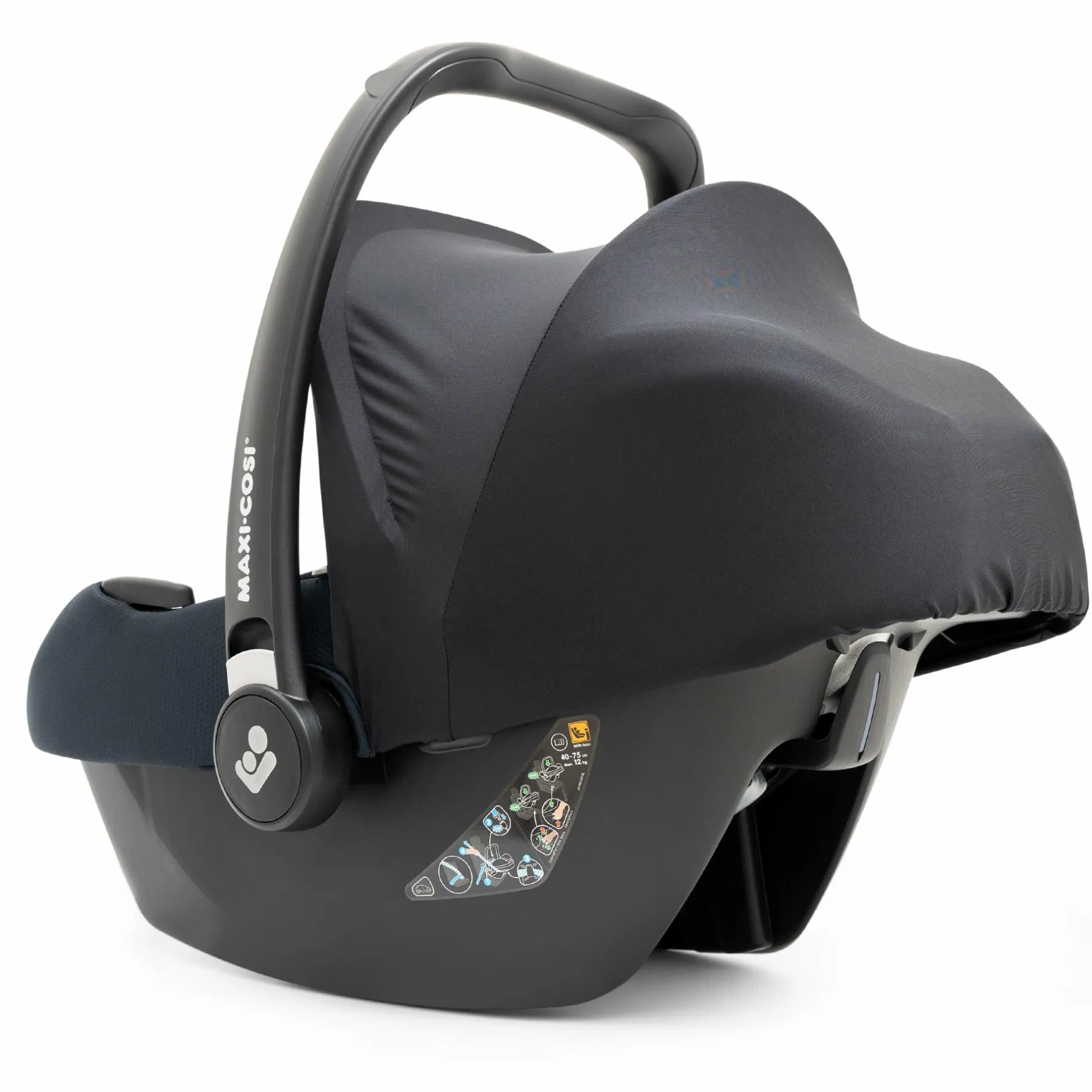 MAXI-COSI CabrioFix i-Size Essential Graphite*Kinder Babyschalen 0-13 Kg, Gruppe 0+