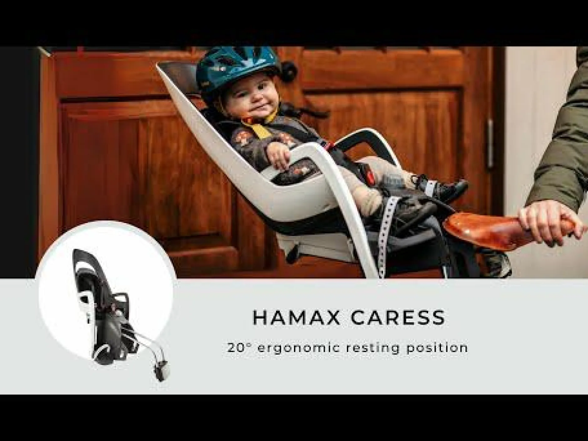 hamax Caress Carrier oliv mit Gepäckträgeradapter* Fahrradsitze