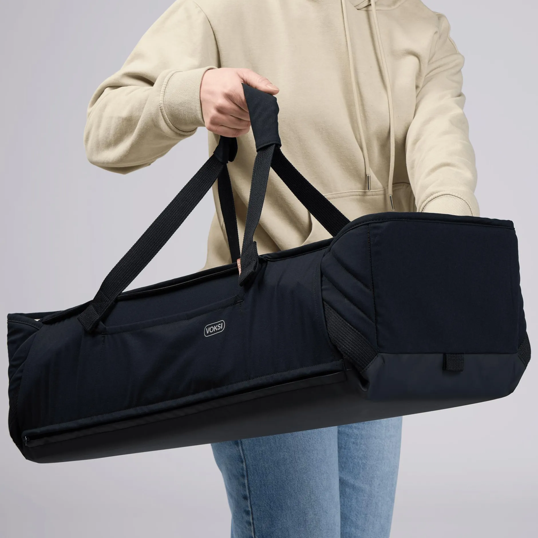 VOKSI Carry Me Black Cream*Kinder Kinderwagen Zubehör