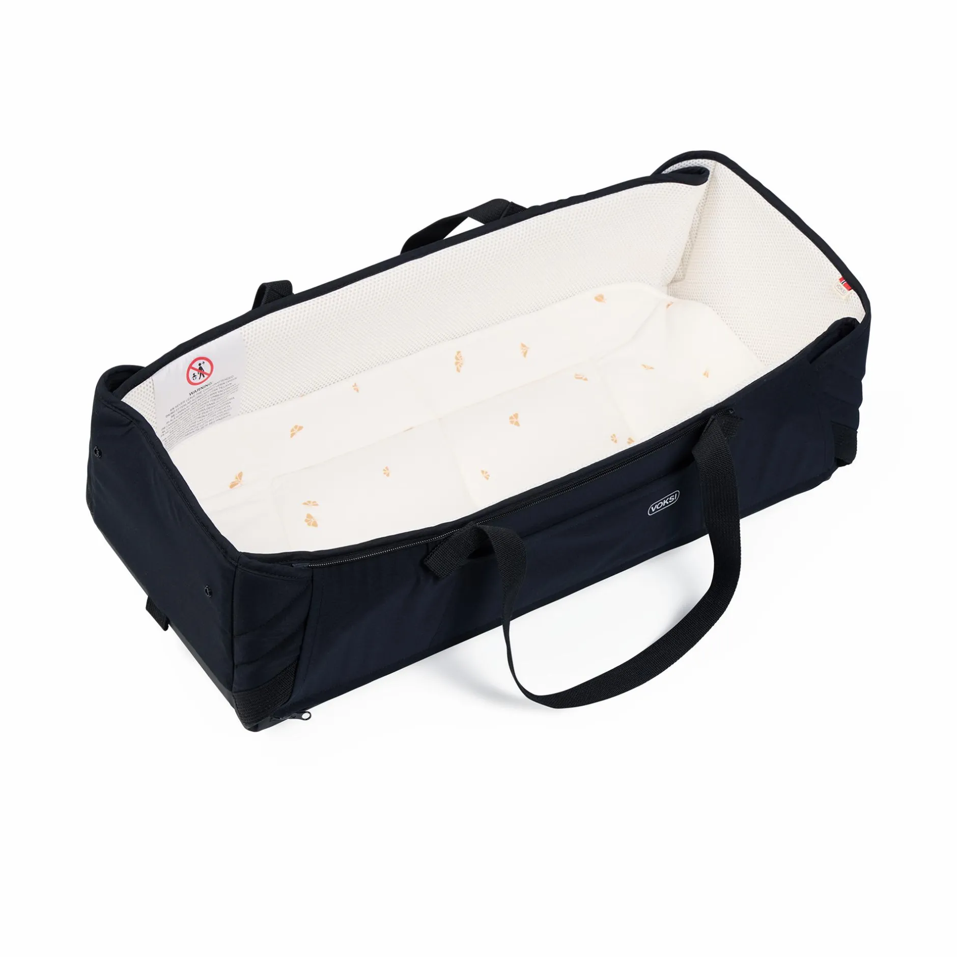 VOKSI Carry Me Black Cream*Kinder Kinderwagen Zubehör