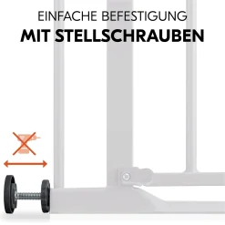 hauck Clear Step 2 Dark Grey 75-80 cm* Tür- & Treppenschutzgitter